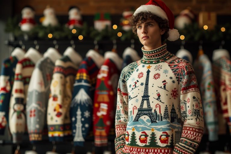 Des pulls de Noël rigolos pour chaque escale : une aventure mode autour du monde Des pulls de Noël rigolos pour chaque escale : une aventure mode autour du monde