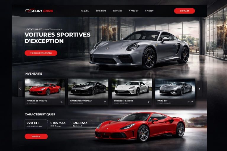 découvrez comment créer un site web performant pour concessionnaire automobile spécialisé en véhicules sportifs, alliant design attractif et fonctionnalités adaptées pour booster vos ventes en ligne.