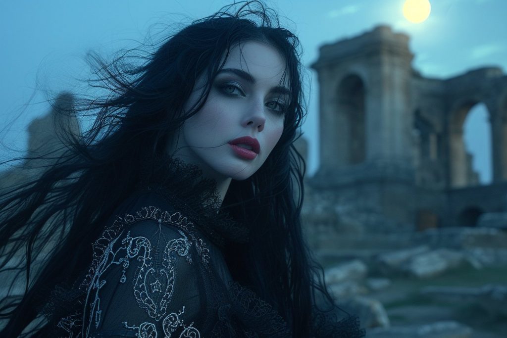 La beauté gothique réinventée : fusionner glamour et ténèbres