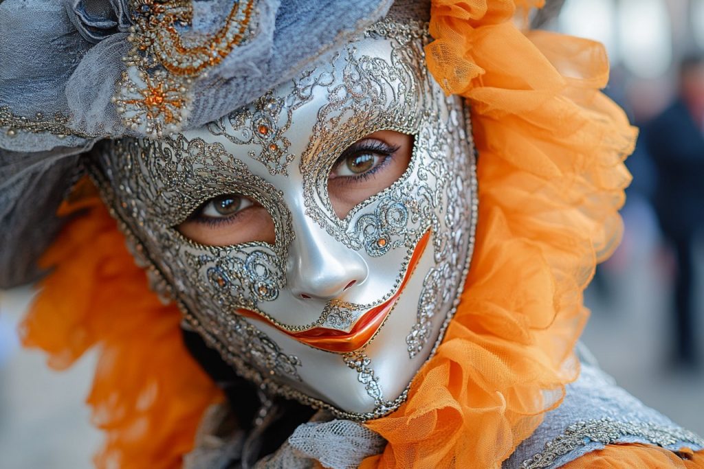 Masques vénitiens : portraits et récits de voyageurs envoûtés par le carnaval