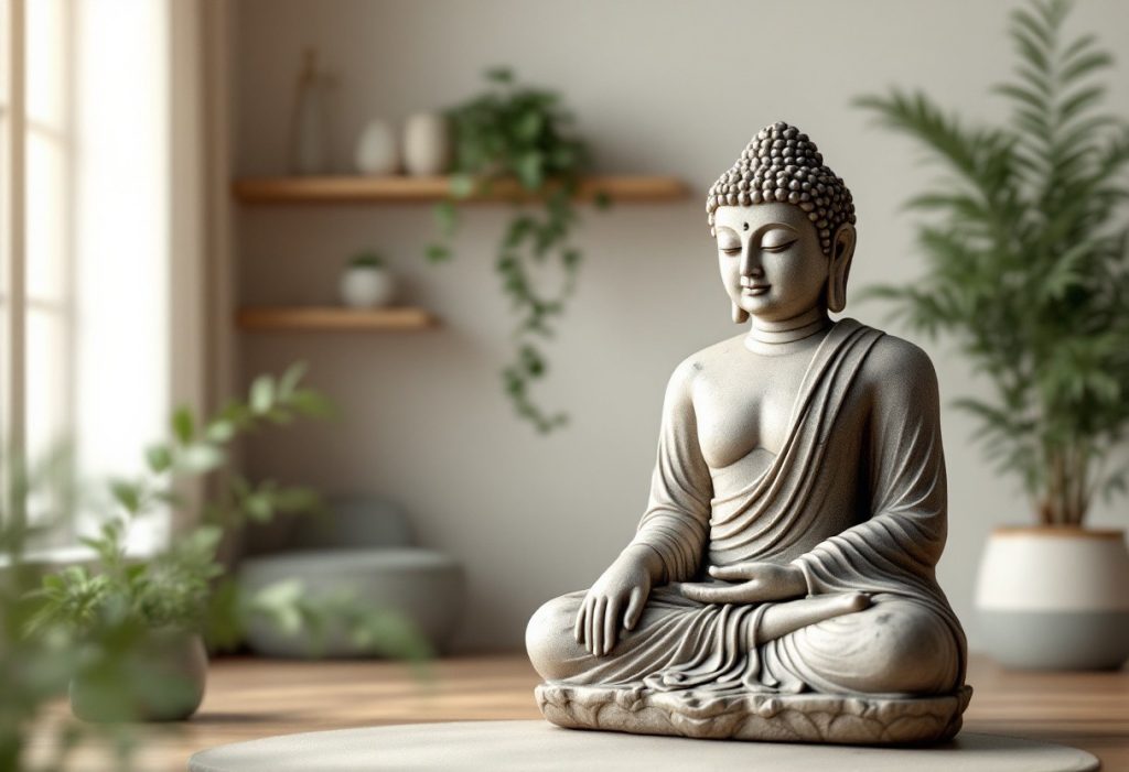 Tableaux bouddha et équilibre visuel : le duo gagnant pour une déco apaisante