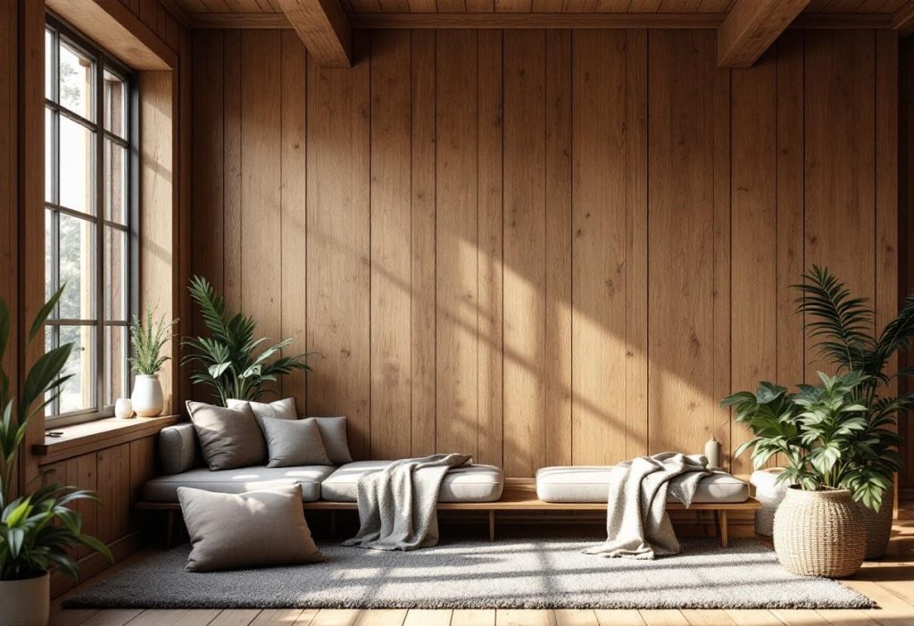 Parement intérieur bois massif design : l’alliance parfaite entre rusticité et modernité