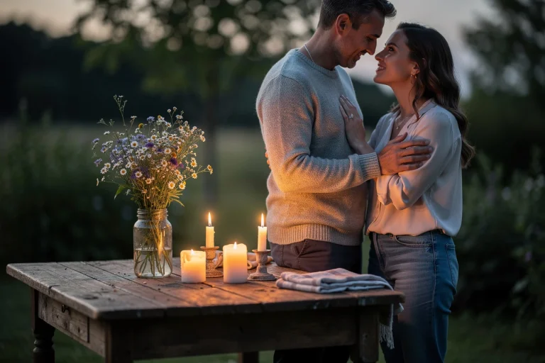 Déclaration d’amour en lumière : nos idées de mise en scène originales