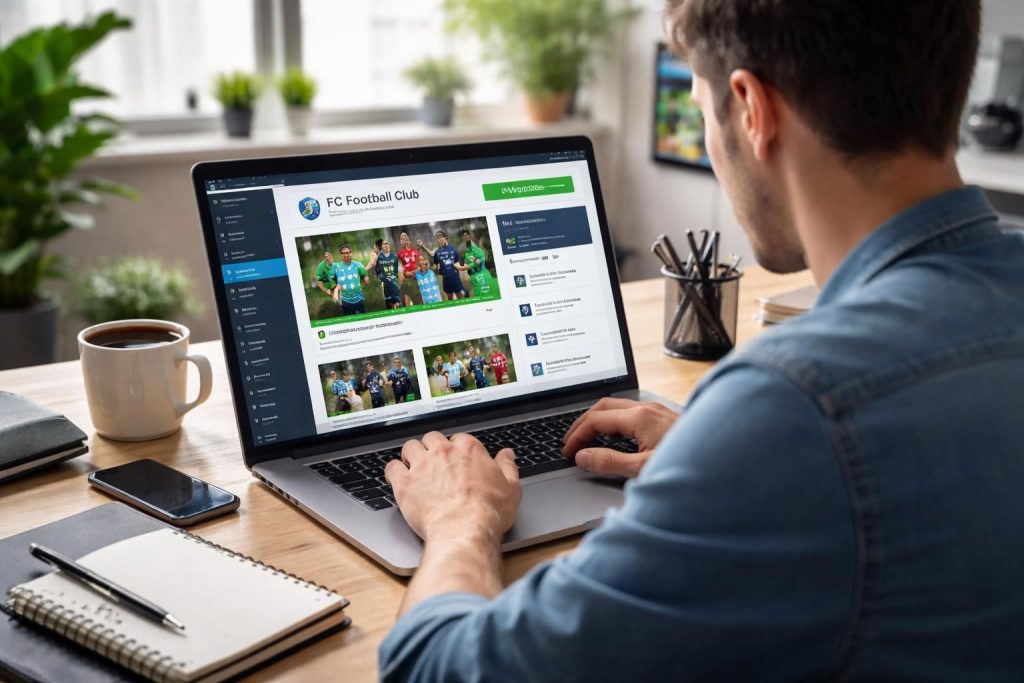 Développer votre site web pour un club de football avec WordPress