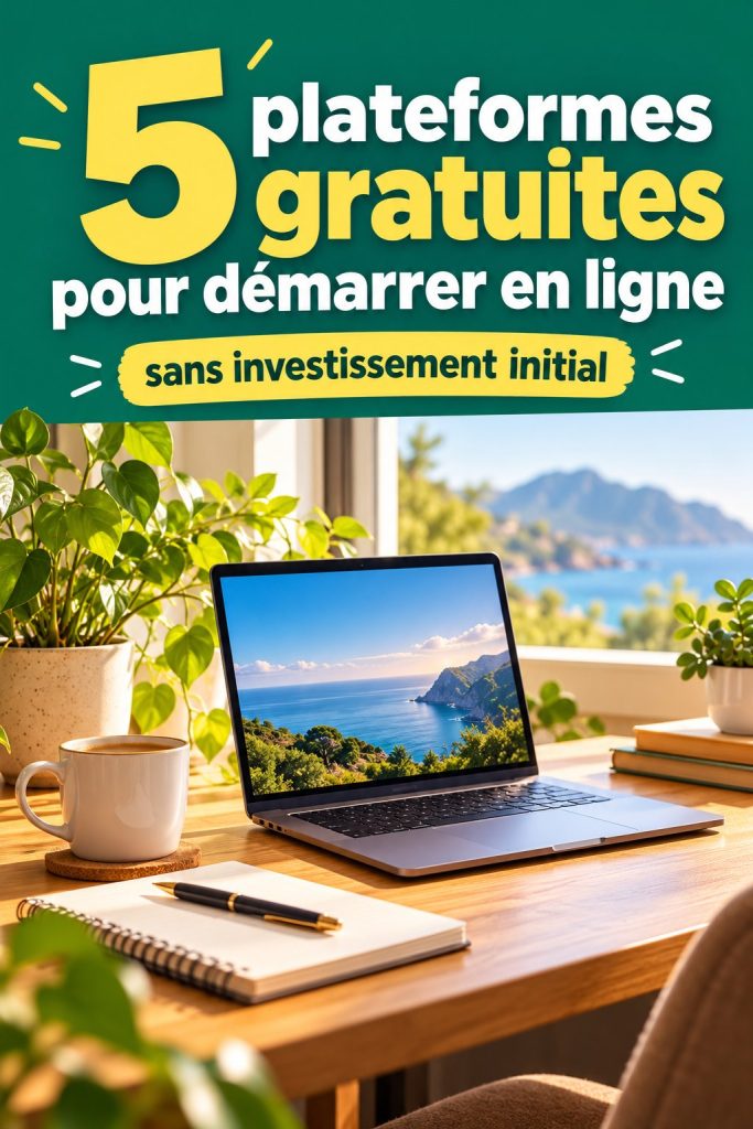 Capture d'écran d'une plateforme gratuite pour créer des sites web